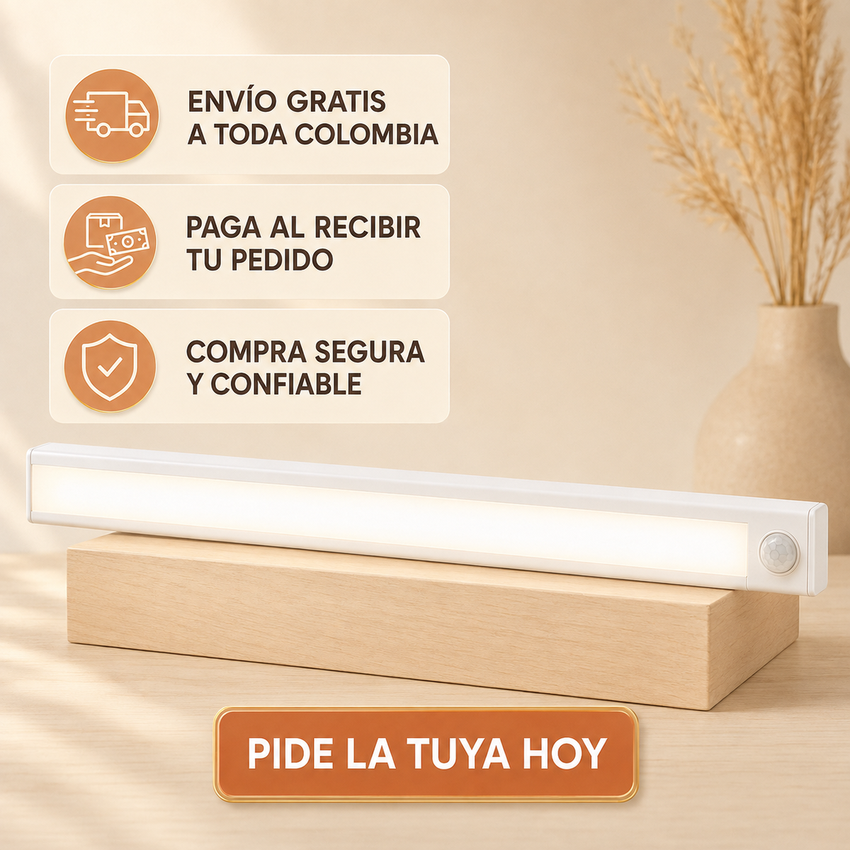 Lámpara LED con envío gratis en Colombia y pago al recibir